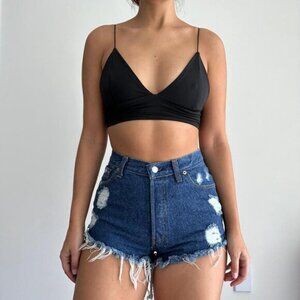 Vintage levis 501 denim cutoff shorts